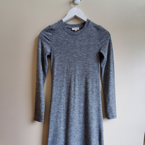 Wilfred Free Long Sleeve Knit Maxi Dress, XS, Fitted - Picture 5 of 8